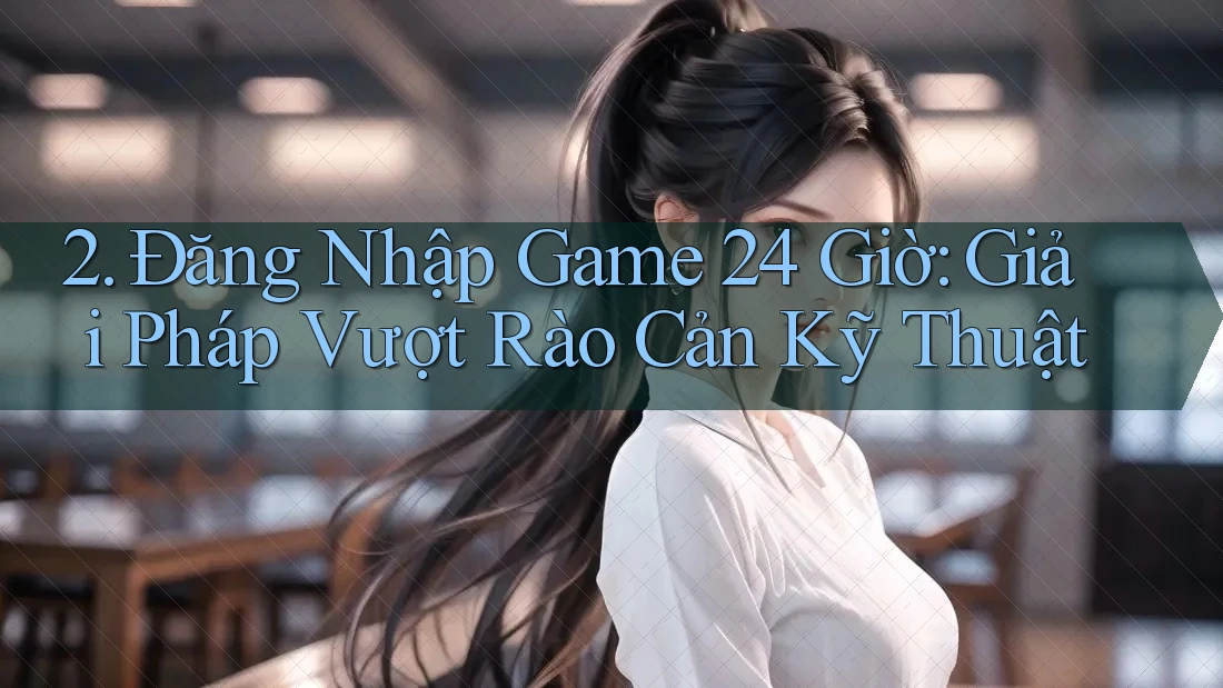 2. Đăng Nhập Game 24 Giờ: Giải Pháp Vượt Rào Cản Kỹ Thuật 2. Đăng Nhập Game 24 Giờ: Giải Pháp Vượt Rào Cản Kỹ Thuật