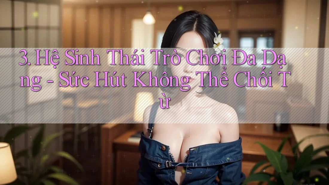3. Hệ Sinh Thái Trò Chơi Đa Dạng - Sức Hút Không Thể Chối Từ 3. Hệ Sinh Thái Trò Chơi Đa Dạng - Sức Hút Không Thể Chối Từ