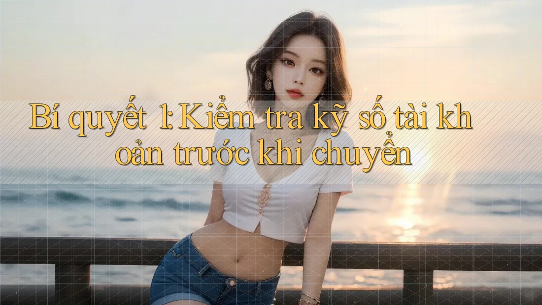 Bí quyết 1: Kiểm tra kỹ số tài khoản trước khi chuyển Bí quyết 1: Kiểm tra kỹ số tài khoản trước khi chuyển