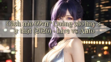 Cách nào 69vn quảng cáo hay sự thật (2026)   live vs auto