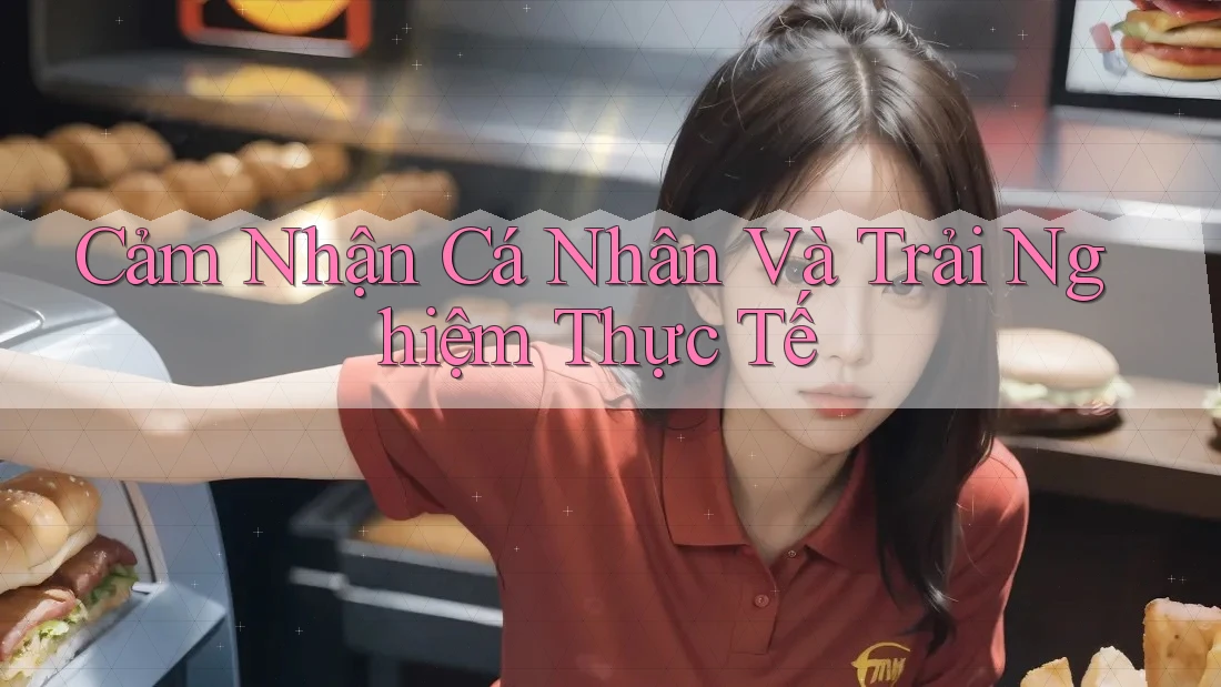 Cảm Nhận Cá Nhân Và Trải Nghiệm Thực Tế Cảm Nhận Cá Nhân Và Trải Nghiệm Thực Tế