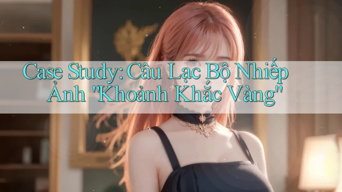 Case Study: Câu Lạc Bộ Nhiếp Ảnh “Khoảnh Khắc Vàng” Case Study: Câu Lạc Bộ Nhiếp Ảnh “Khoảnh Khắc Vàng”