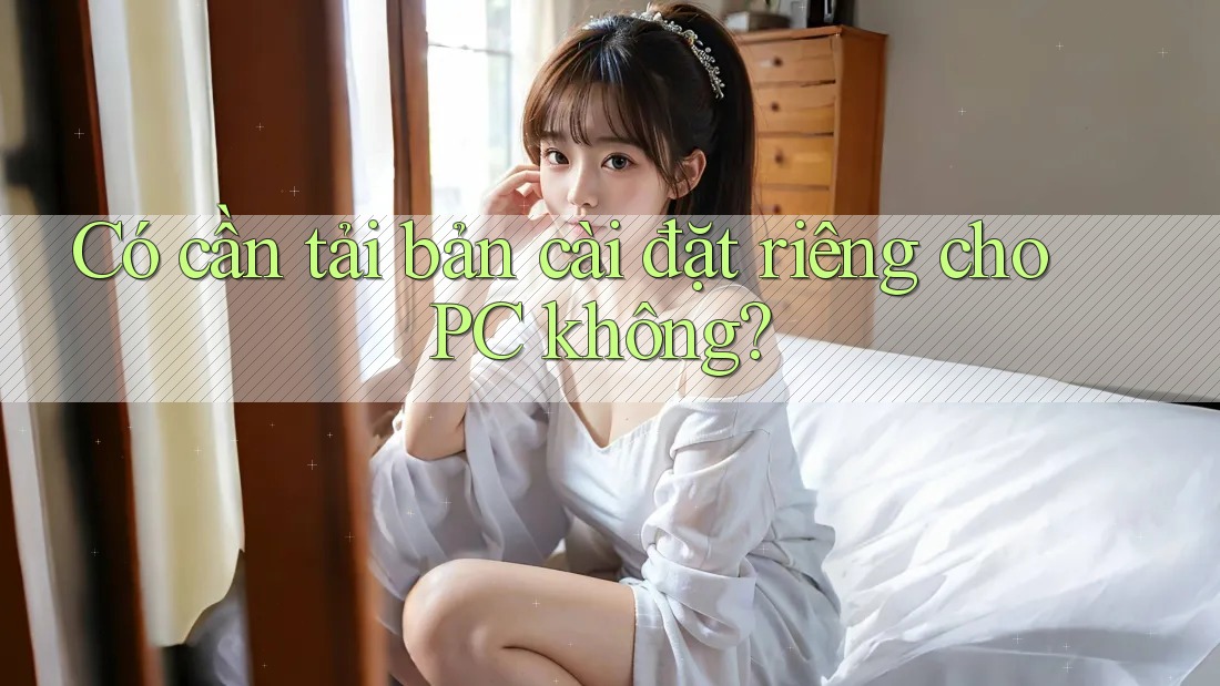 Có cần tải bản cài đặt riêng cho PC không? Có cần tải bản cài đặt riêng cho PC không?