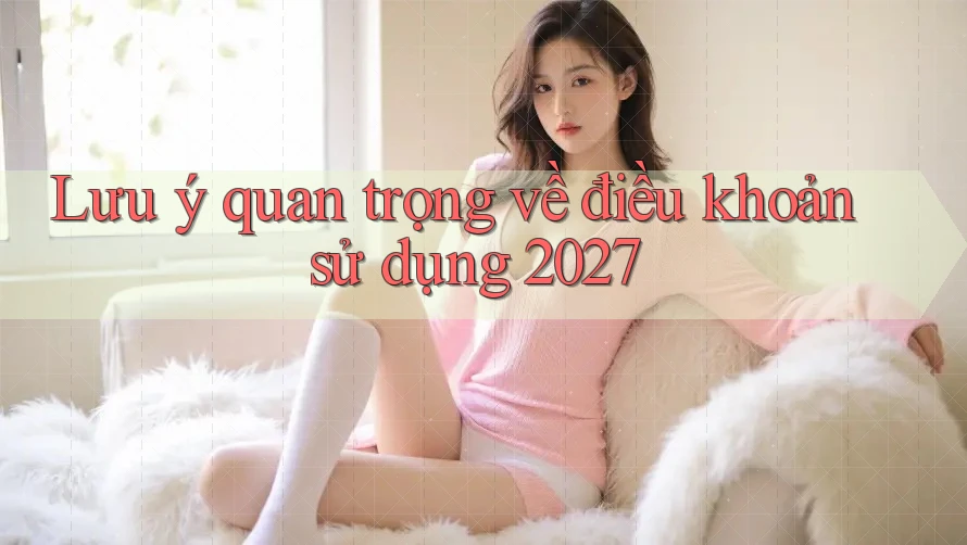 Lưu ý quan trọng về điều khoản sử dụng 2027 Lưu ý quan trọng về điều khoản sử dụng 2027
