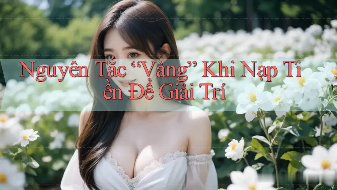 Nguyên Tắc “Vàng” Khi Nạp Tiền Để Giải Trí Nguyên Tắc “Vàng” Khi Nạp Tiền Để Giải Trí