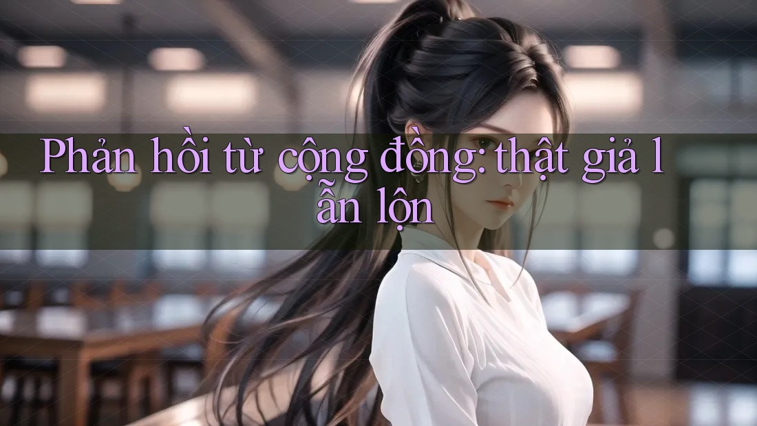 Phản hồi từ cộng đồng: thật giả lẫn lộn Phản hồi từ cộng đồng: thật giả lẫn lộn