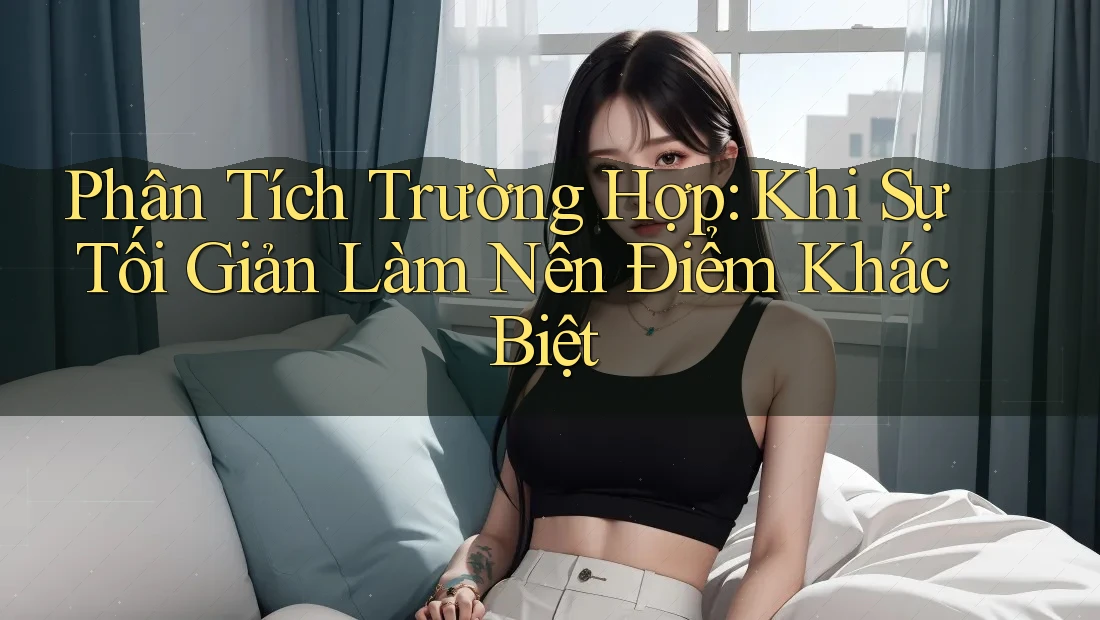 Phân Tích Trường Hợp: Khi Sự Tối Giản Làm Nên Điểm Khác Biệt Phân Tích Trường Hợp: Khi Sự Tối Giản Làm Nên Điểm Khác Biệt