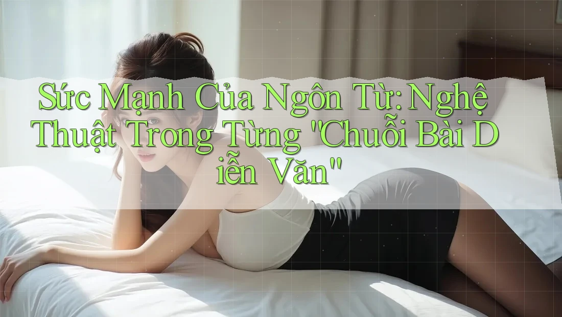 Sức Mạnh Của Ngôn Từ: Nghệ Thuật Trong Từng “Chuỗi Bài Diễn Văn” Sức Mạnh Của Ngôn Từ: Nghệ Thuật Trong Từng “Chuỗi Bài Diễn Văn”