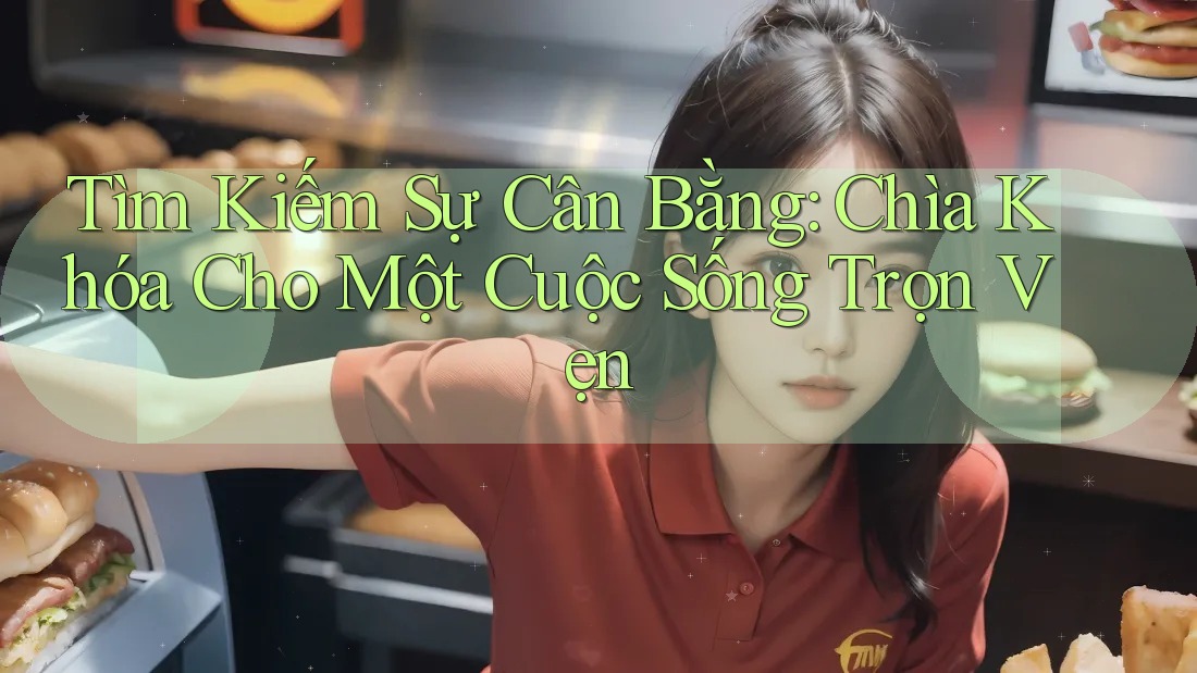 Tìm Kiếm Sự Cân Bằng: Chìa Khóa Cho Một Cuộc Sống Trọn Vẹn Tìm Kiếm Sự Cân Bằng: Chìa Khóa Cho Một Cuộc Sống Trọn Vẹn
