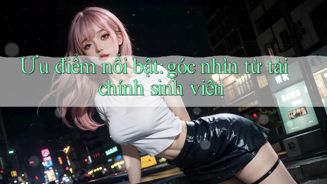 Ưu điểm nổi bật: góc nhìn từ tài chính sinh viên