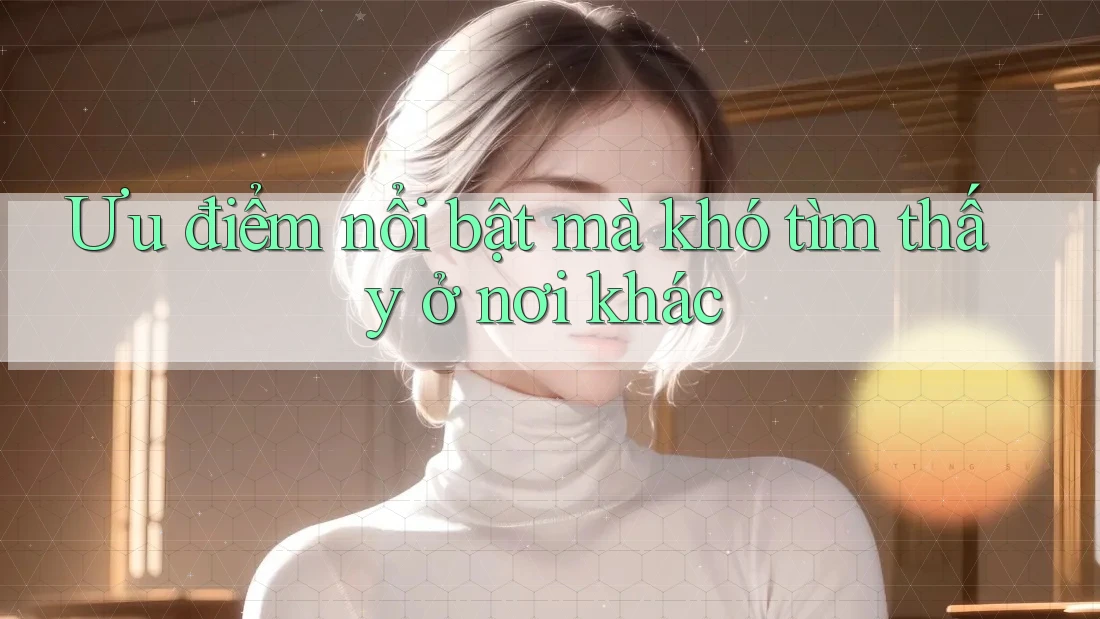 Ưu điểm nổi bật mà khó tìm thấy ở nơi khác Ưu điểm nổi bật mà khó tìm thấy ở nơi khác