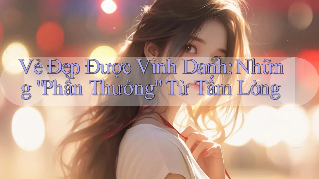 Vẻ Đẹp Được Vinh Danh: Những “Phần Thưởng” Từ Tấm Lòng Vẻ Đẹp Được Vinh Danh: Những “Phần Thưởng” Từ Tấm Lòng